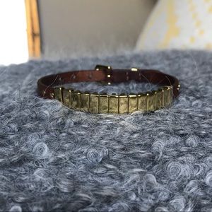 Michael Kors leather bracelet